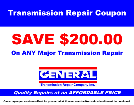 Transmission Repair Coupon